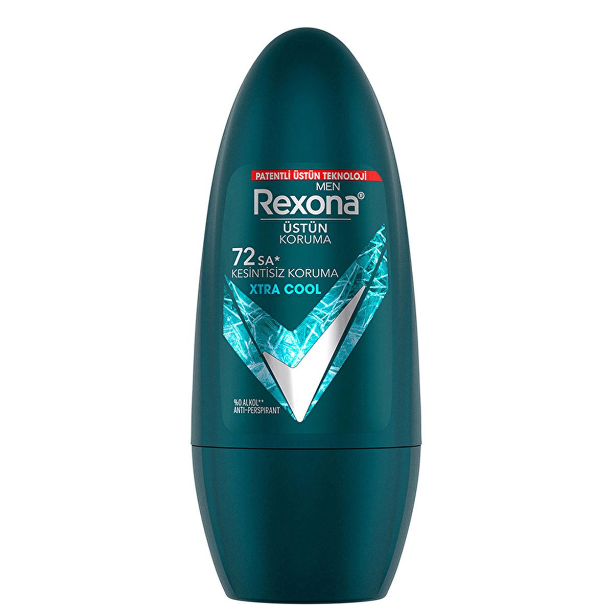 Rexona Xtra Cool Roll-On Deodorant for Men - 72 Hour Protection, Long-Lasting Freshness