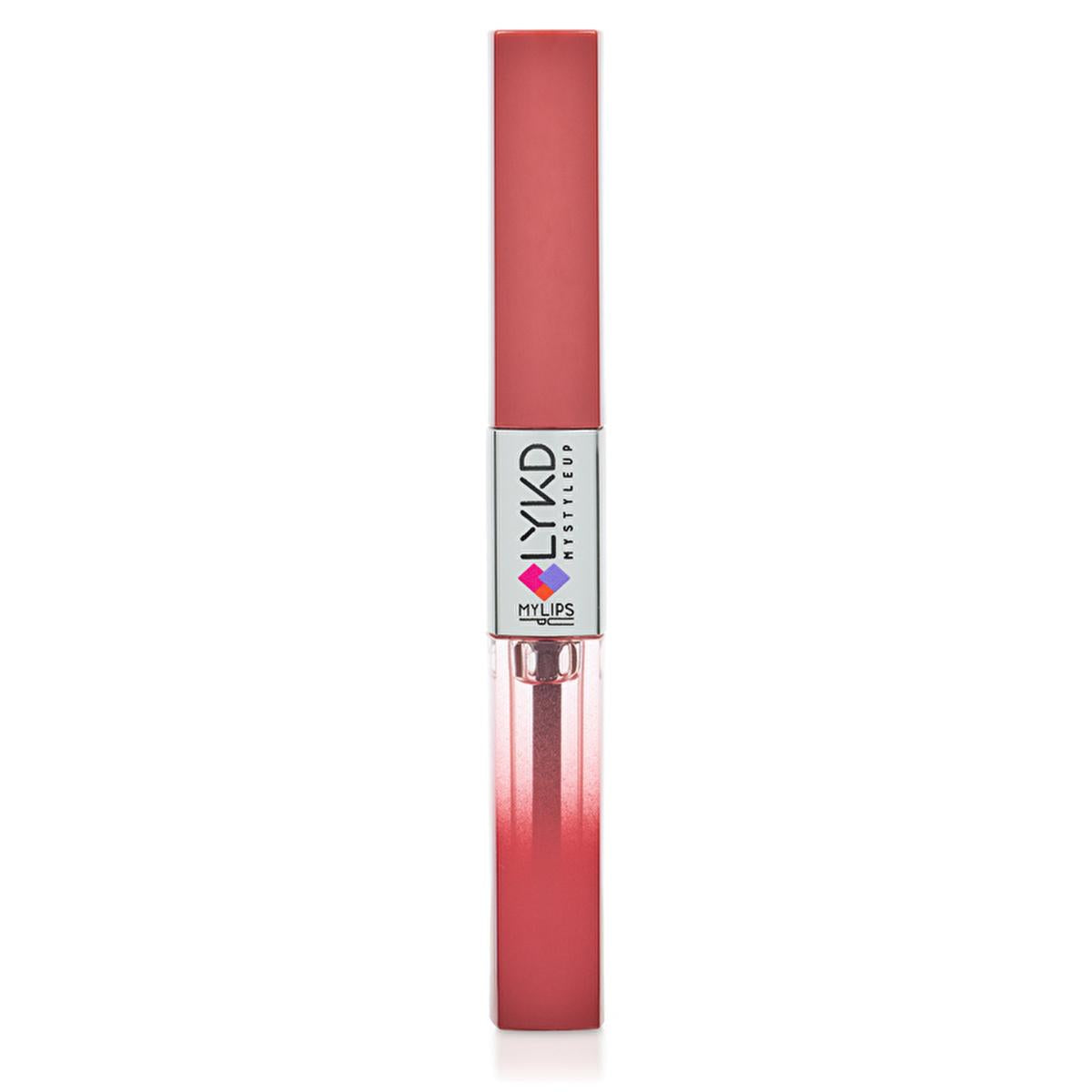 LYKD Double Sided Lipstick & Gloss 564 Dusty Rose - Long Lasting, High Pigmentation Lip Color
