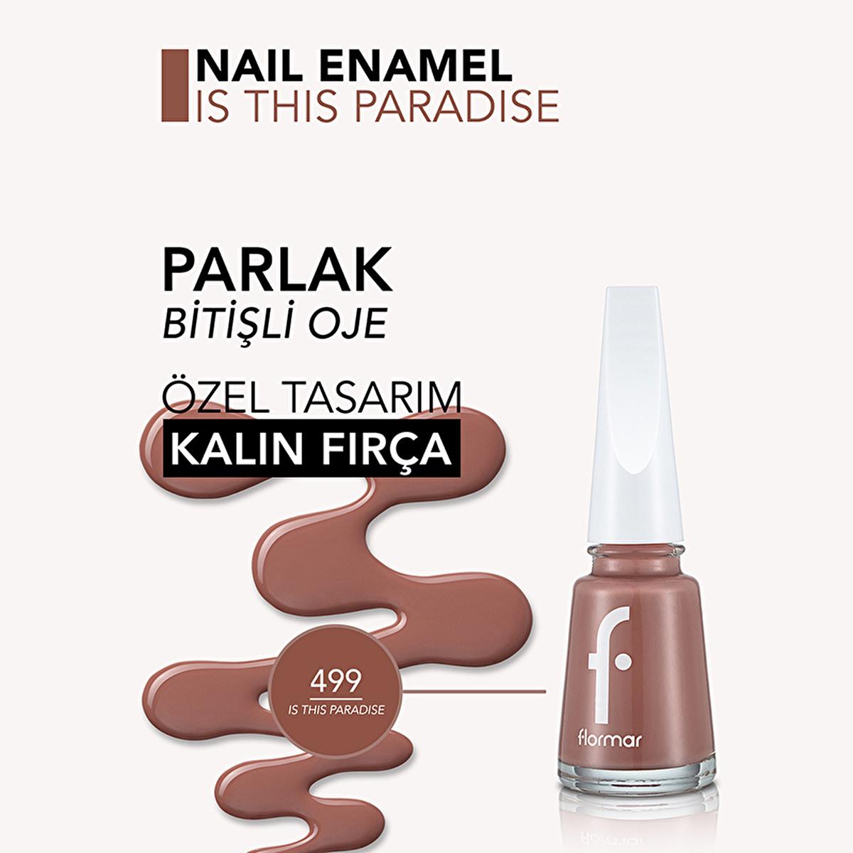 Flormar Long-Lasting Nail Enamel with Magnesium, Calcium, and Sulfur - Vibrant Color & Nail Care