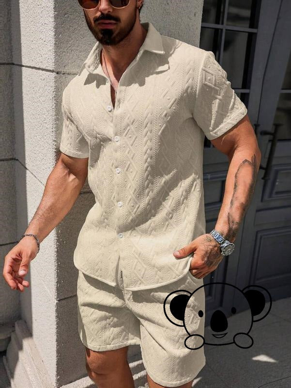 Fashionable Mens Casual Shirt Set