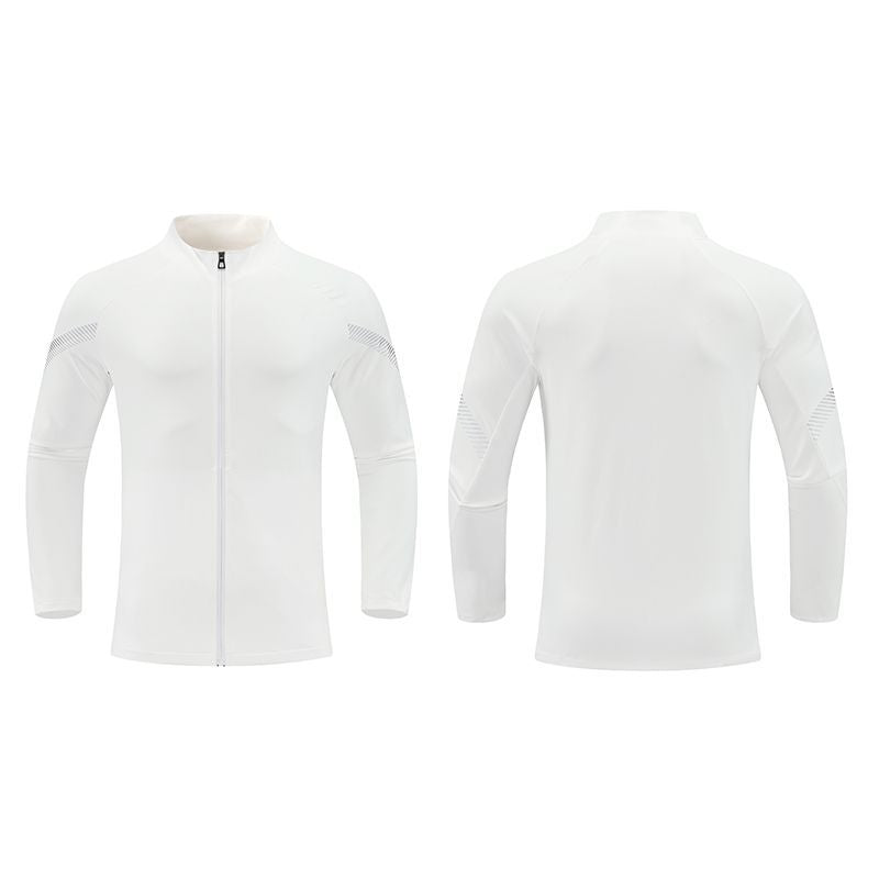 Mens Fitness Running Training Stand-Neck Windbreaker Jacket