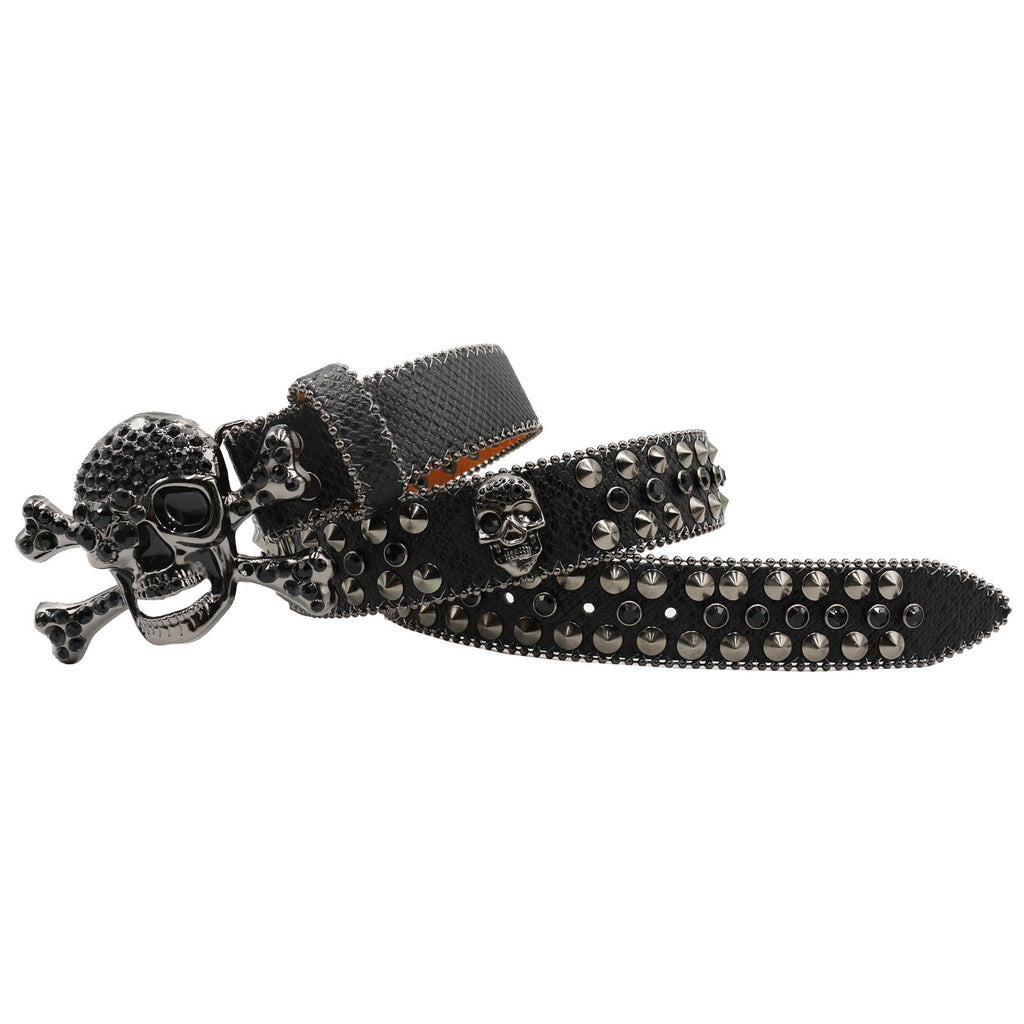 Women's Rhinestone Snake Pattern Belt