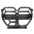 Automotive dry carbon fiber front bumper grille