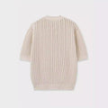 Unisex Niche Design Hollow Knitwear T-shirt