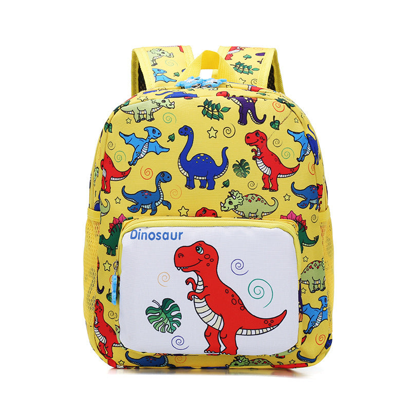 Dinosaur Cartoon Nylon Student Schoolbag for Children