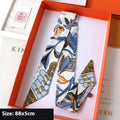 Thin Ribbon Bag Handle Decoration Scarf