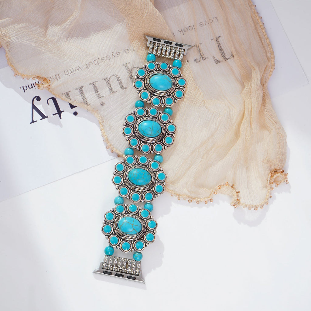 Bohemian-style Beaded Watch Strap