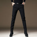 High-end Wrinkle-free Dress Pants Mens Business Slim-fit Tapered-leg Style
