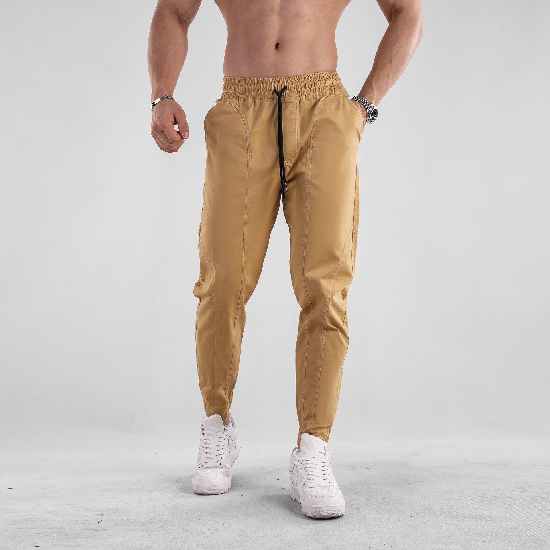 Sports-style Outdoor Thin Breathable Jogger Pants