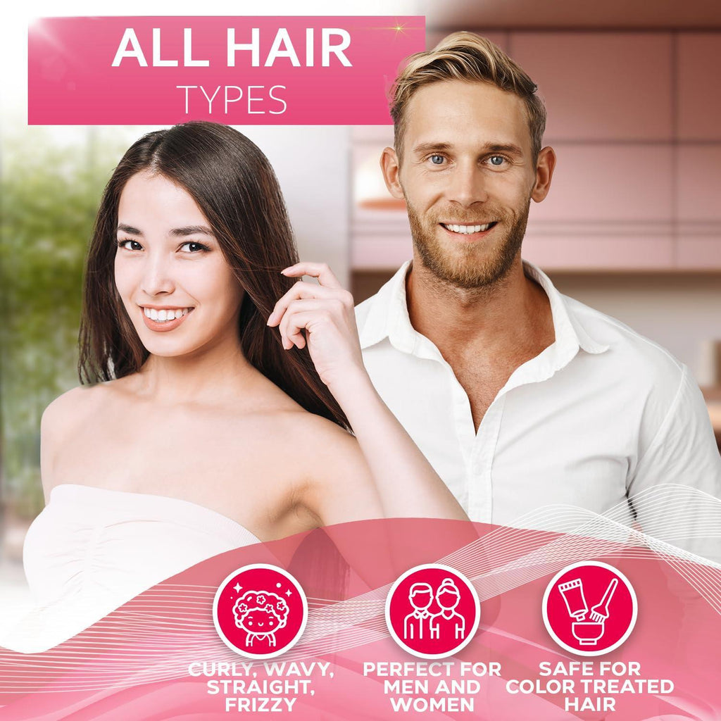 Rice Water Shampoo and Conditioner Set   Sulfate Free for Thin and Fine Hair