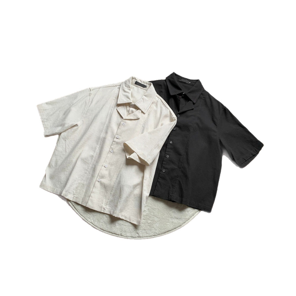 Versatile Casual Hand-stitched Short-sleeve Shirt