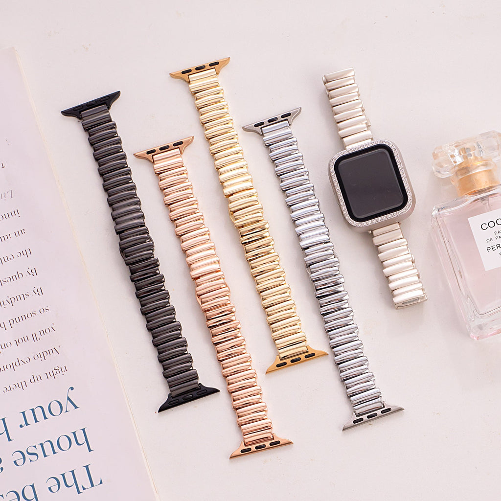 Irregular Strap Stainless Steel Kaleidoscope Watch Strap
