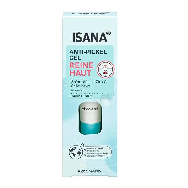 Isana Reine Haut Sebum Control Facial Gel: Deep Pore Cleansing, Vegan Oily Skin Treatment with Salicylic Acid & Zinc - Balances Oil, Prevents Acne