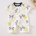 Baby short sleeved jumpsuit summer thin baby clothes