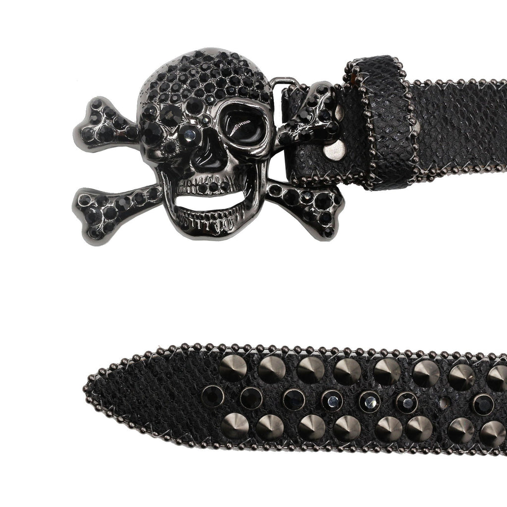 Women's Rhinestone Snake Pattern Belt
