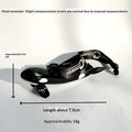 Decorative Ornament A Small Orca-shaped Glass Pendant