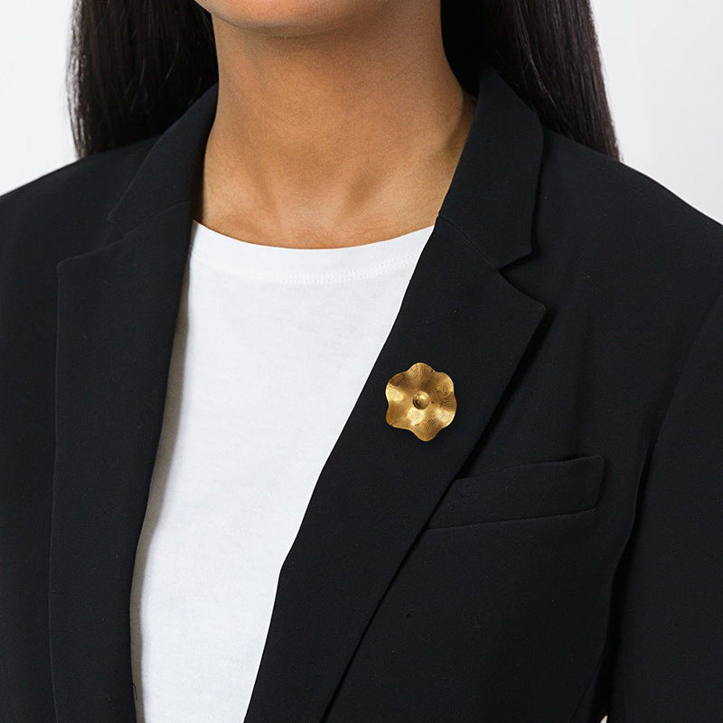 Cold-style Western Suit Accessories Cross-border Elegant Brooch