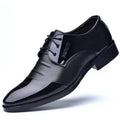 Men's Business Leather Shoes British Style Black
