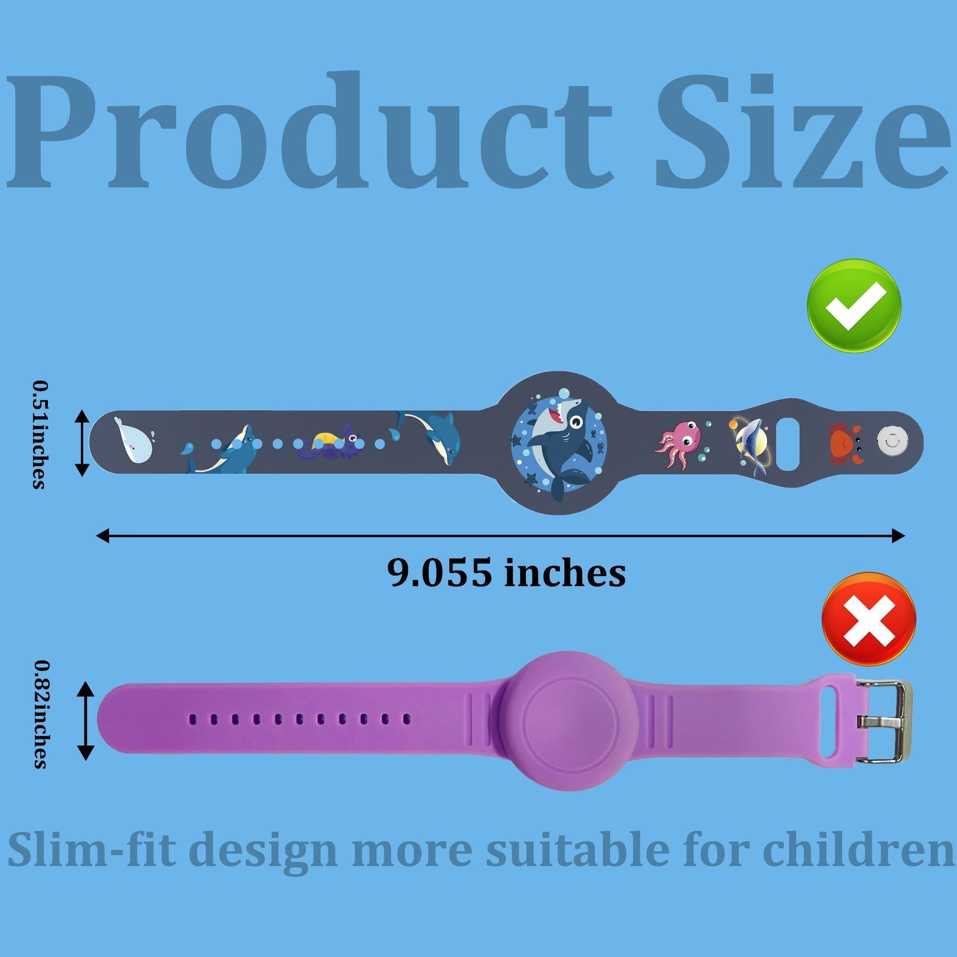Cartoon Bracelet Anti-loss Alarm Device Locator Silicone Wristband