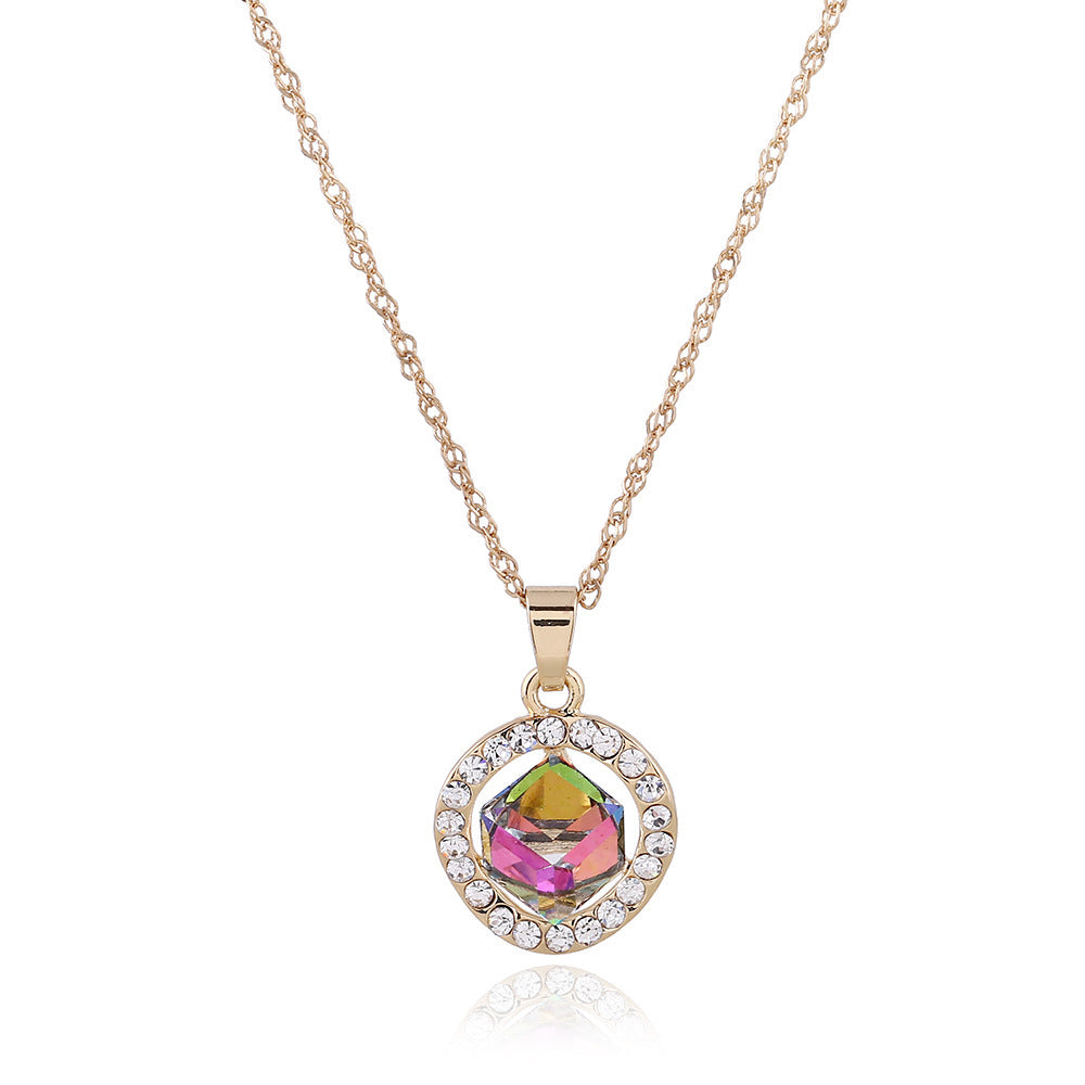 Gold Crystal Bridal Jewelry Set - Factory Promotion