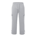 Ankle-Tightening Loose Sweatpants With Multiple Pockets And Drawstrings