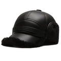 Men's Ear Protection Winter Warm Peaked Cap for Elderly