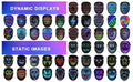 LED Gesture Mask 50 Patterns
