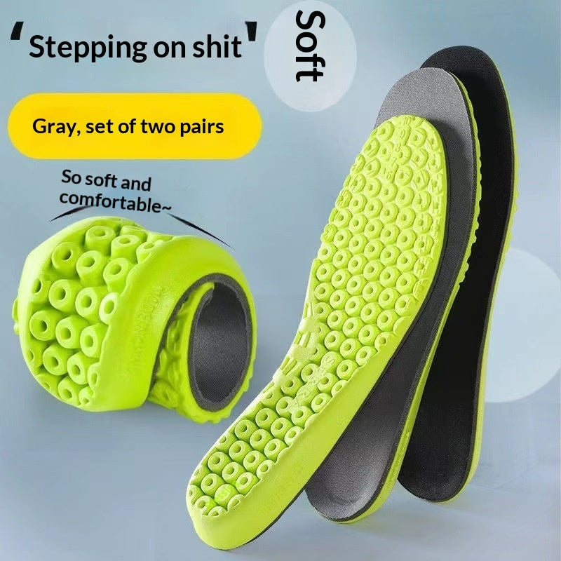 Shock-absorbing Athletic Insoles