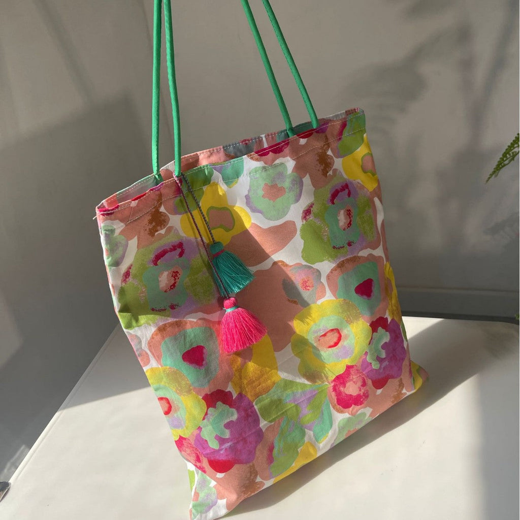 Floral-print Large-capacity Womens Shoulder Bag
