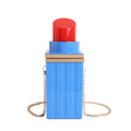 Acrylic Lipstick-shaped Single-shoulder Crossbody Bag