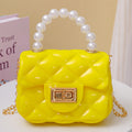 Handheld Candy Bag Solid Color Single Shoulder Strap