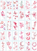A set of 30 tattoo stickers