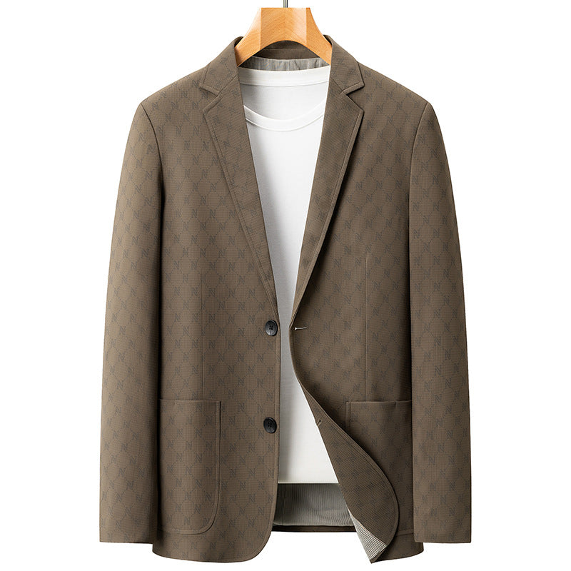 Mens Business-Casual Suit Jacket For Young And Middle-Aged