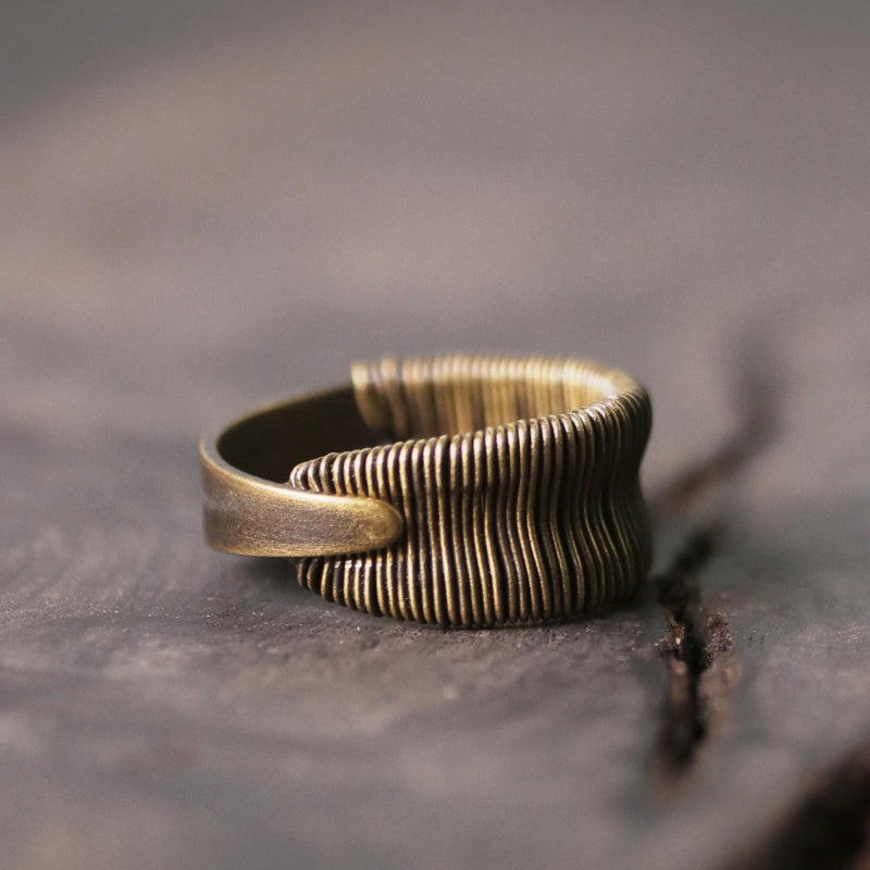 Vintage Copper Wire Wrapped Ring