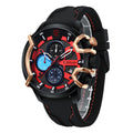 Multifunctional Waterproof Mens Luminous Quartz Watch
