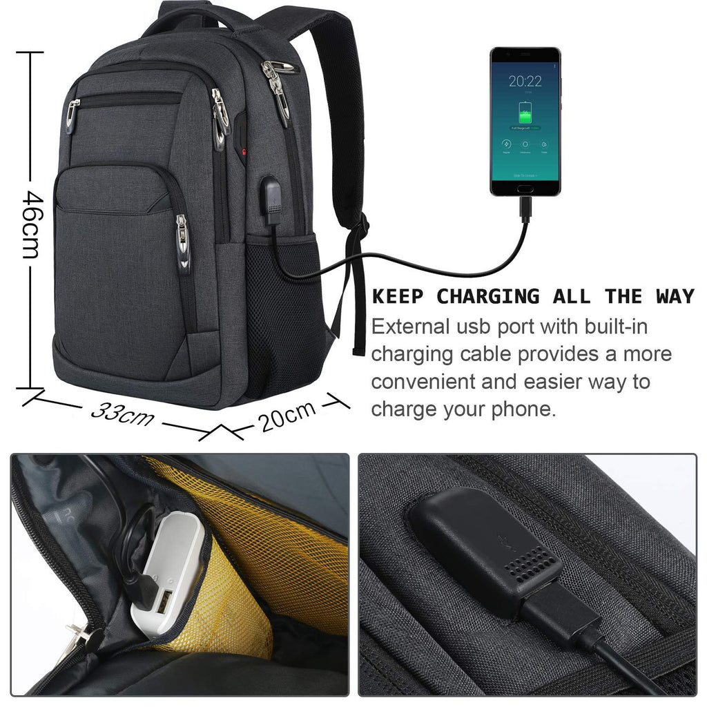 Large-capacity, Premium-feel Mens Travel Backpack