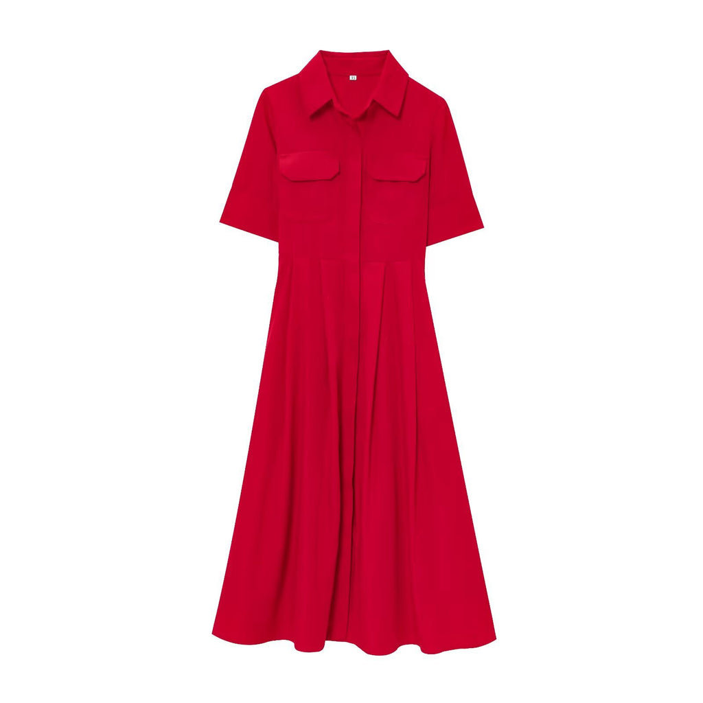 Women's Clothing Poplin Dress