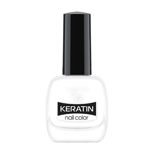 Golden Rose Keratin Nail Polish - Long-Lasting Color & Nourishment for Salon-Quality Nails