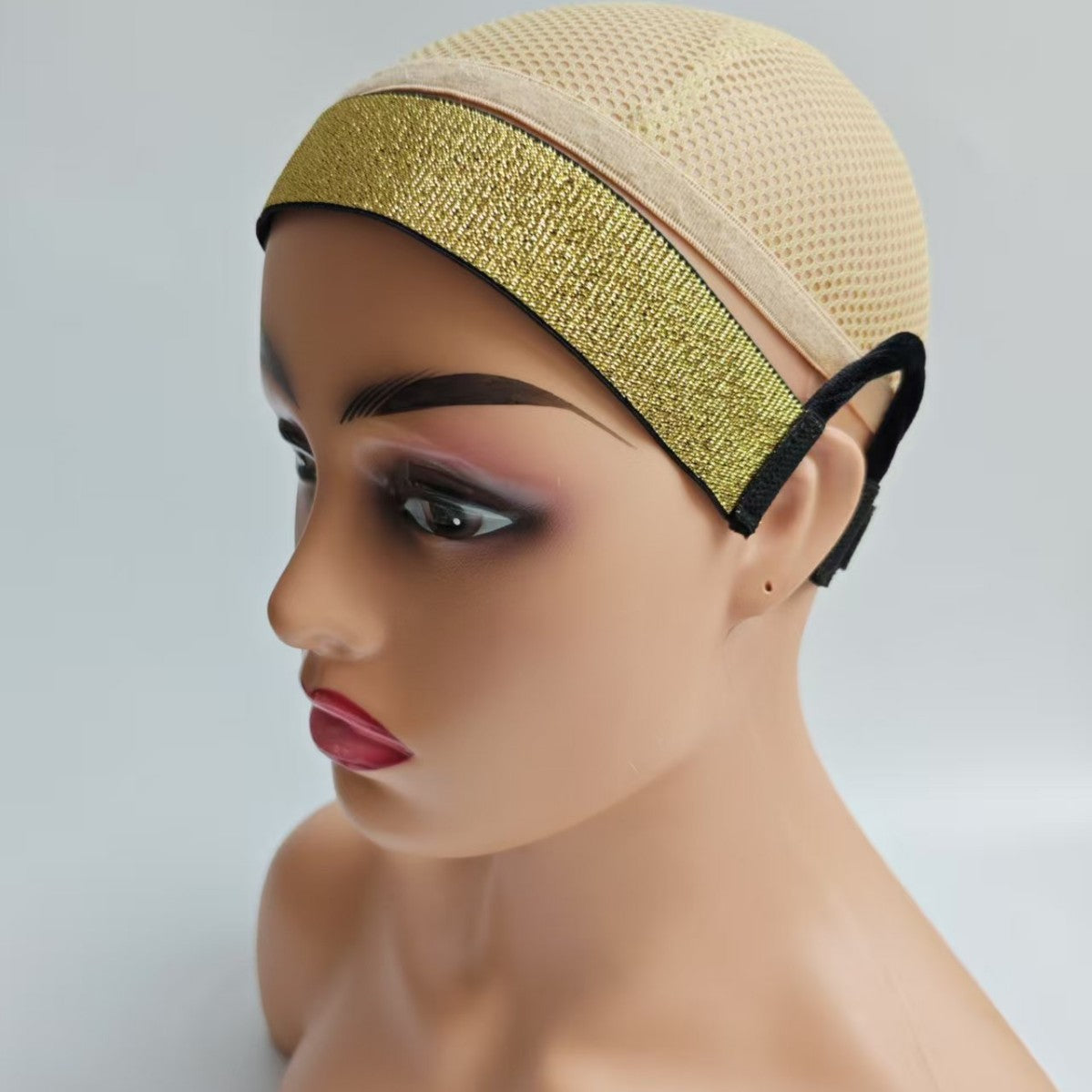Portable Elastic Band Stretchy Strap Velcro Hairband