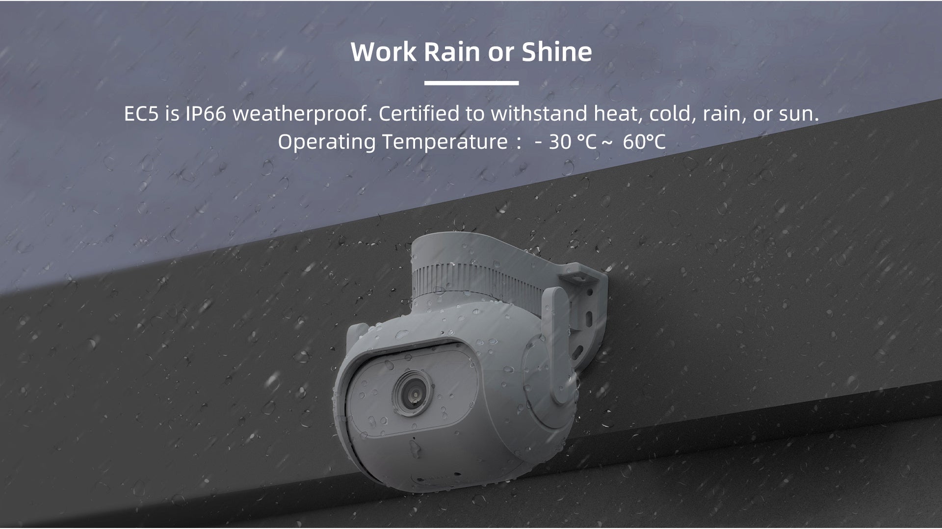 IMILAB EC5 Outdoor WiFi Security Camera - 2K Video, MiHome App Compatible
