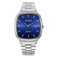 Fashionable Stainless Steel Strap Minimalist Calendar Quartz Watch