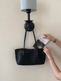 Hollow-out Woven Shoulder Bag For Women