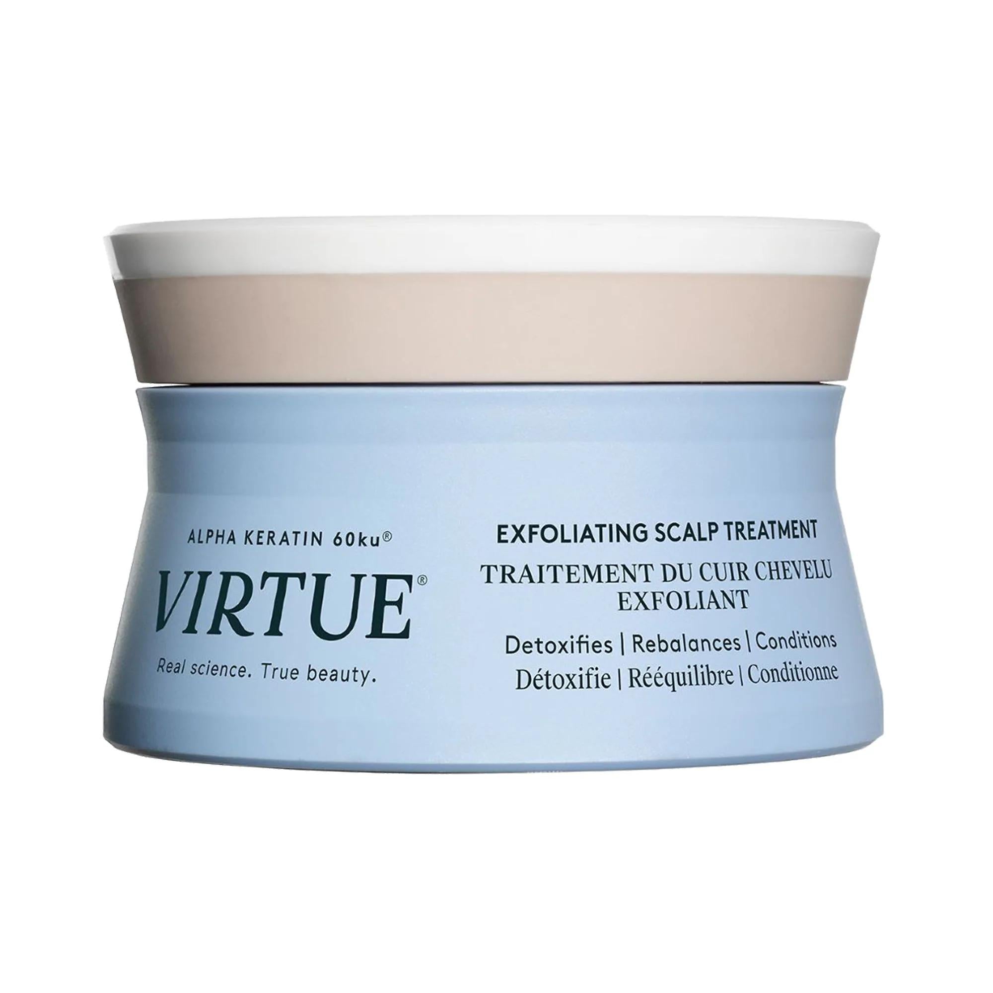 Virtue Clarifying & Exfoliating Scalp Treatment - Detoxifies, Rebalances, and Conditions Hair
