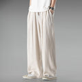 Plus Size Loose Wide Leg Cotton Linen Pants