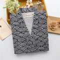Mens Short-sleeve And Shorts Pajama Set Made Of Pure Cotton Gauze