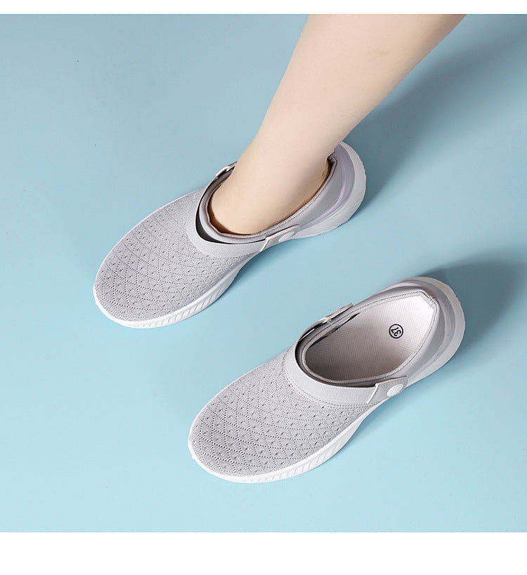 Breathable Mesh Stylish Semi-Slippers