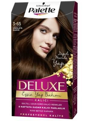 Palette Deluxe 3-65 ‚ikolata Kahve Hair Dye - Chocolate Brown Hair Color for Rich, Warm Shades