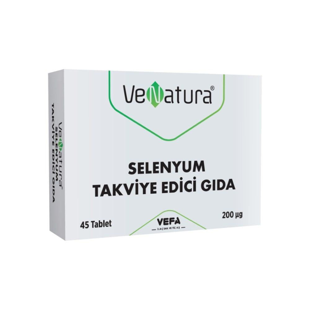 Venatura Selenium 200 mcg Dietary Supplement - 45 Tablets, Gluten-Free, Vegan-Friendly