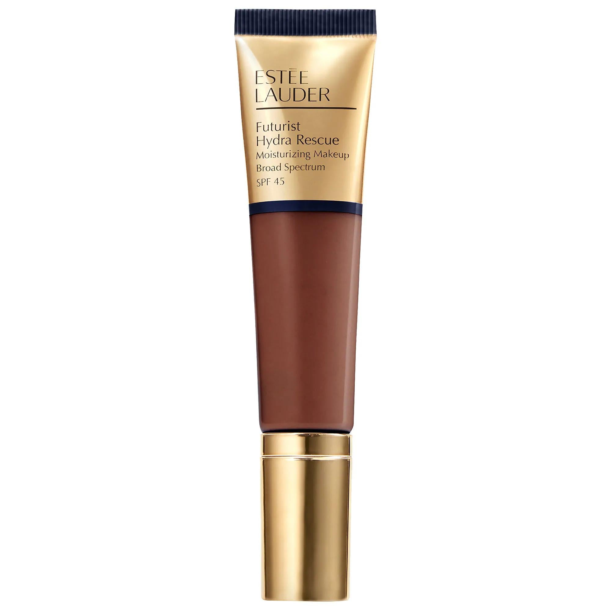 Estee Lauder Futurist Hydra Rescue SPF 45 Moisturizing Foundation: Radiant Finish, Vitamin E, Blue Light Protection, Long-Lasting Medium Coverage