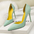 Low-Cut Pointed-Toe Hollow Shoes
